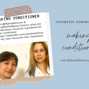 Read more about the article Making conditioner with @labmuffinbeautyscience