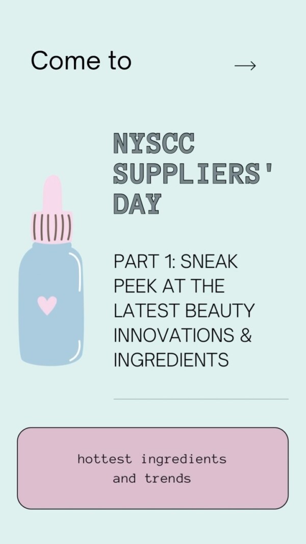 Just wrapped up an inspiring few days at The New York Society of Cosmetic Chemists Suppliers’ Day, the USA’s largest cosmetic ingredient trade show! Hundreds of exhibitors showcasing the hottest trends and cutting-edge ingredients in beauty. Our reel takes you on a journey through the show floor exploring what’s new and what’s next - Part 1 .... nysccsuppliersday nyscc